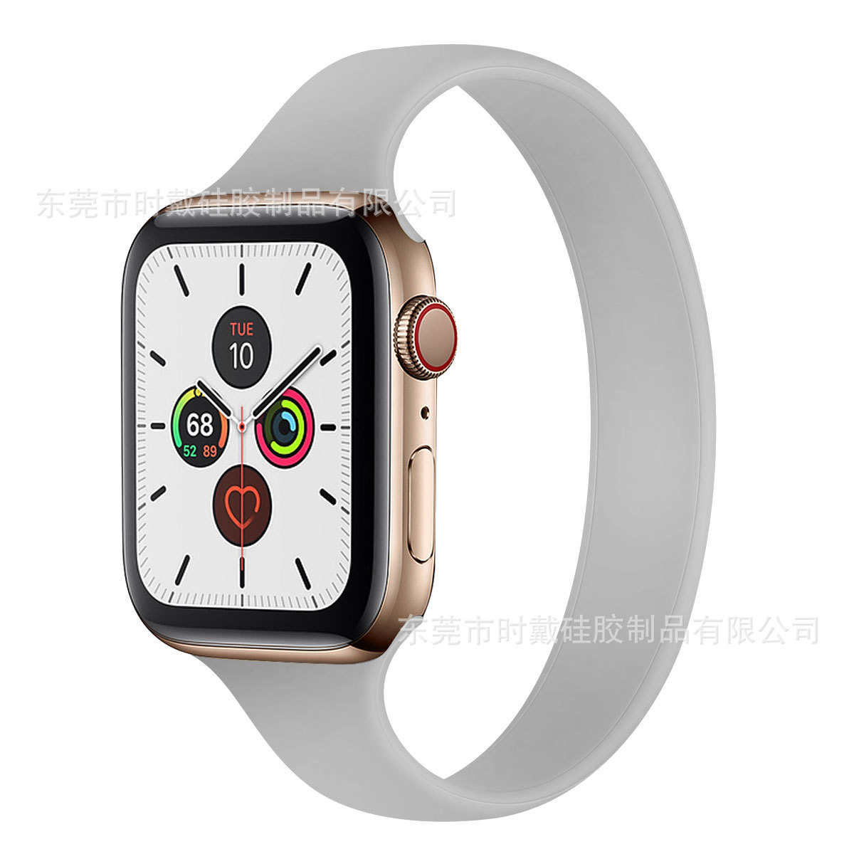 苹果一体纯色缩身款