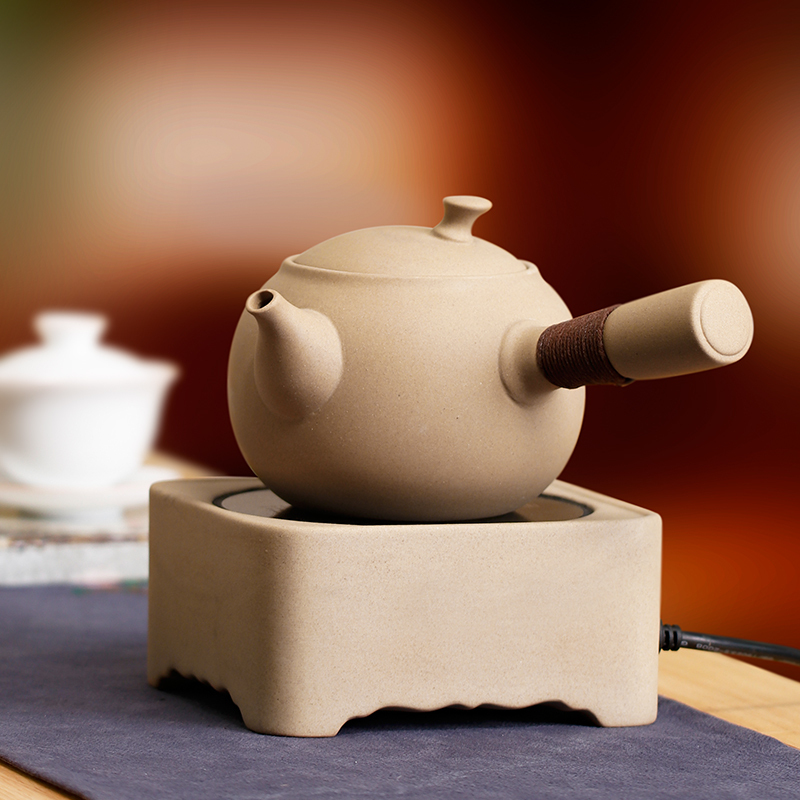 Ceramic Side-Handle Teapot Electric Ceramic Stove Tea Brewing Set Small Tea Brewing Device Ceramic Teapot Tea Brewing Stove for Tea Brewing Ceramic Side-Handle Teapot Electric Ceramic Stove Tea Brewing Set Small Tea Brewing Device Ceramic Teapot Tea Brewing Stove for Tea Brewing