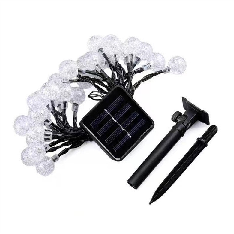 Burbuja solar transfronteriza lámpara de bola de camping al aire libre lámpara de jardín lámpara de decoración de gota de agua de flores de cerezo estrella led lámpara