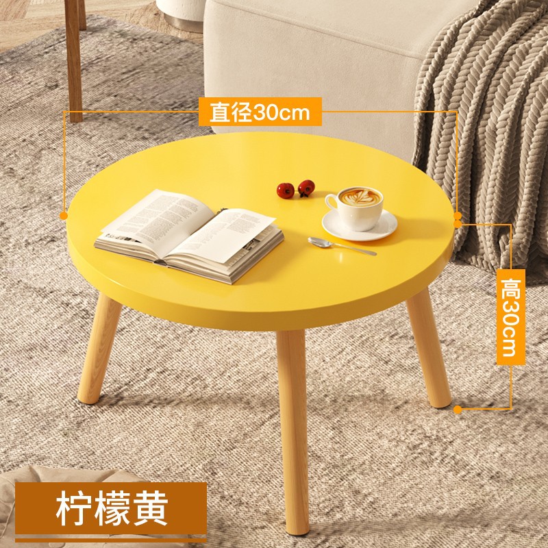 Mesa pequeña, dormitorio, mesa de lujo, mesa de té moderna, salón, ventana flotante doméstica simple, mesa redonda pequeña, madera maciza