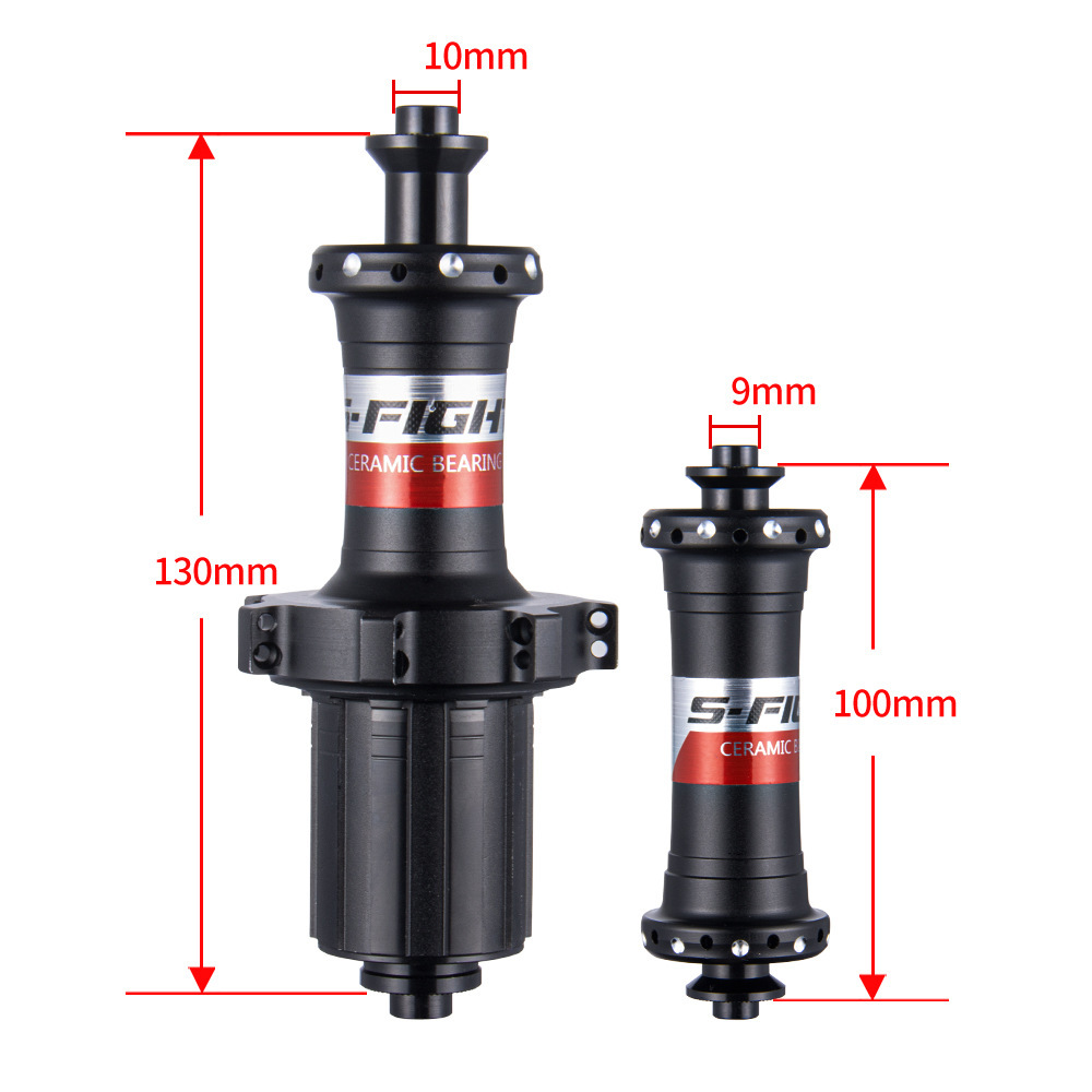 Bolany rodamiento cerámico rodamiento de carretera delantero 18 trasero 21 aleación de aluminio tipo tracción recta desmontaje rápido tambor de bicicleta