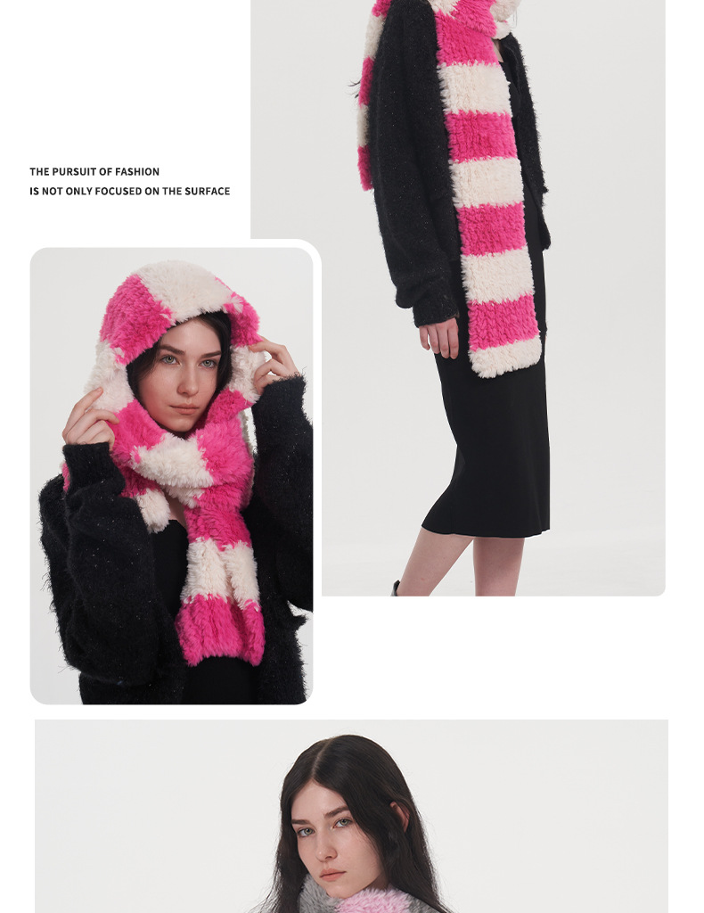 Women's Basic Stripe Polyester Scarf display picture 4