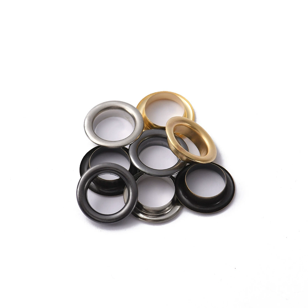 Металлическая куриная пряжка для глаз антикоррозийная круглая пряжка для глаз одежда из нержавеющей стали рулонный материал распылительной краски двухсторонняя куриная пряжка для глаз