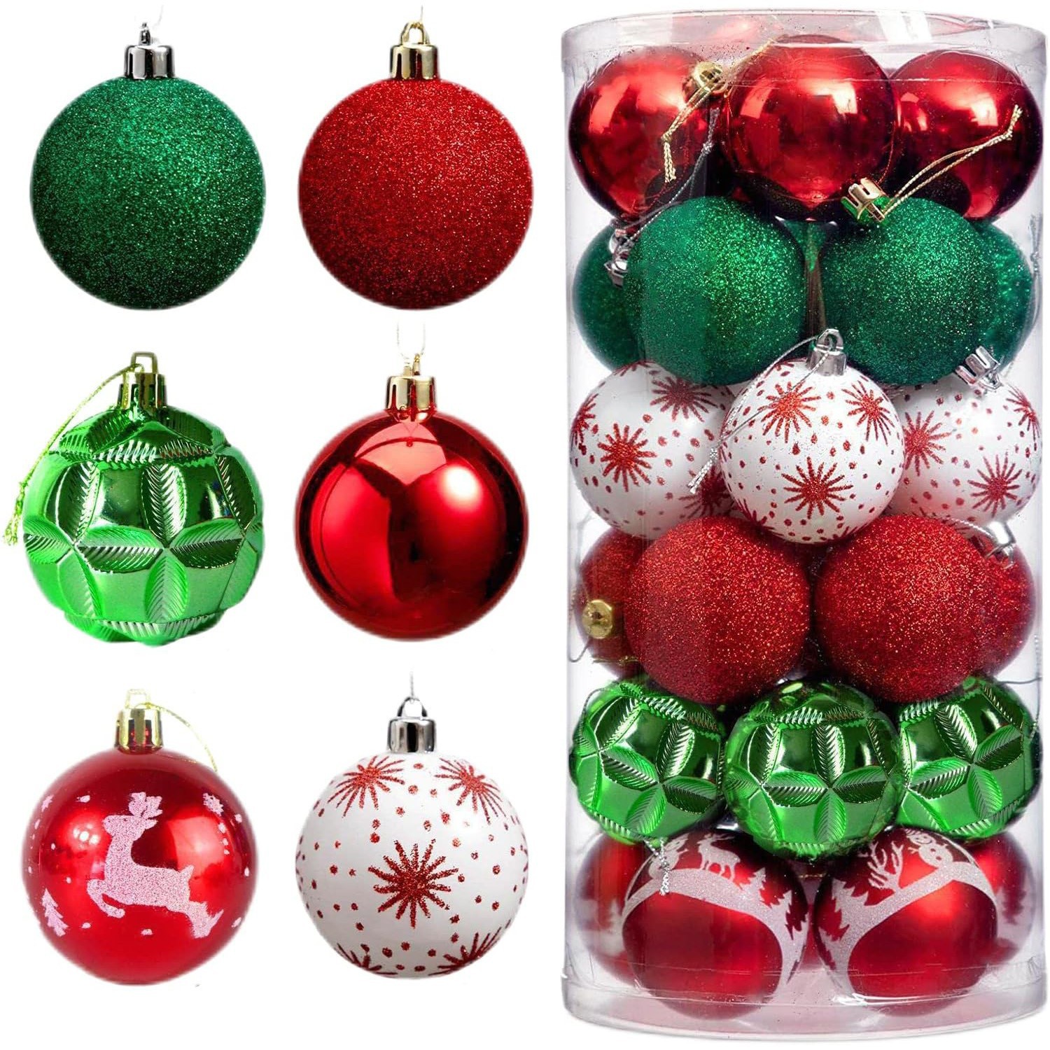 Bolas de Navidad 6CM30 bolas de polvo de flash bolas de forma especial árbol de Navidad atmósfera del centro comercial decoración de bolas de plástico colgante bolas