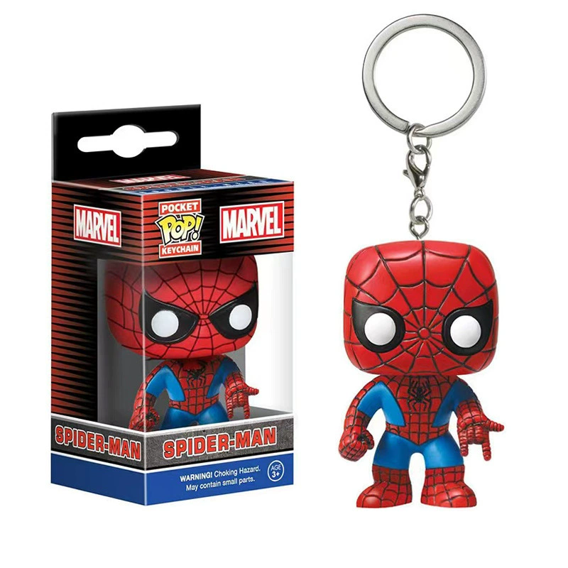 Брелок (Spider-Man) PVC-фигура, 9 см с цветной коробкой — коллекционные варианты