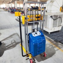 普尔夫轻型半电动卷筒堆高车电动膜卷升降车液压辊筒叉车堆垛车