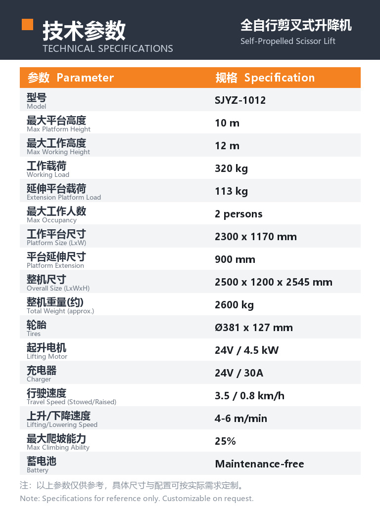 10米升降机