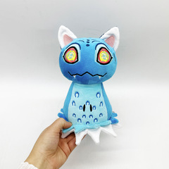 新款Kpop Demon Hunters猎魔女团圆柱蓝老虎毛绒玩具 毛绒玩偶
