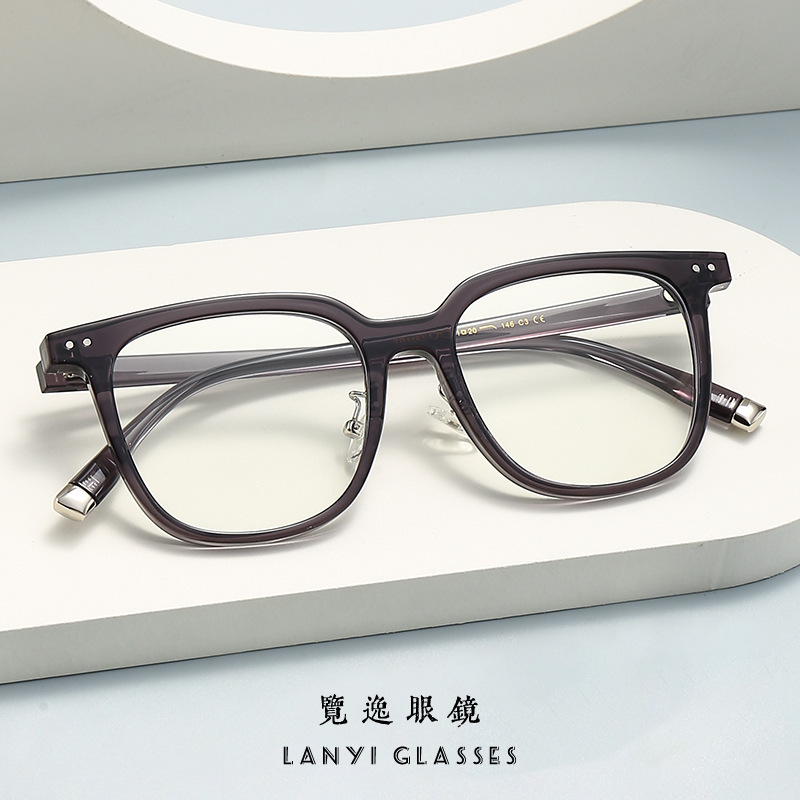 1163 classic box TR glasses frame Korean fashion glasses anti-blue light boys plain face internet celebrity plain glasses ins 1163 classic box TR glasses frame Korean fashion glasses anti-blue light boys plain face internet celebrity plain glasses ins
