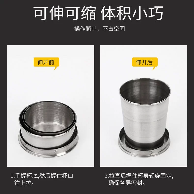 Креативный маленький ручной shot glass из нержавеющей стали для путешествий, оптом