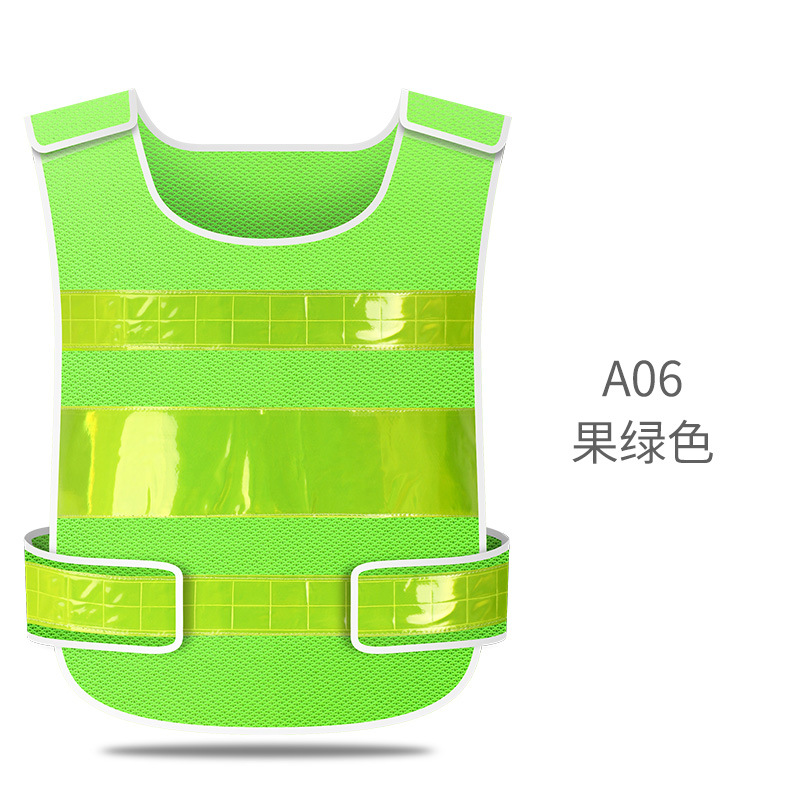 chaleco de seguridad reflectante de tráfico, chaleco de seguridad reflectante para automóviles, chaleco amarillo fluorescente de protección de seguridad del conductor