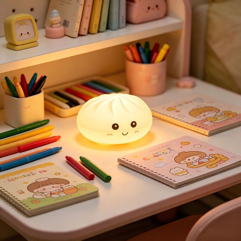 Cross-Border Stress-Relief Colorful Smiley Face Simulation Steamer Bun Squishy Toy Cute Expression Quick Rebound Food Toy Bun Cross-Border Stress-Relief Colorful Smiley Face Simulation Steamer Bun Squishy Toy Cute Expression Quick Rebound Food Toy Bun