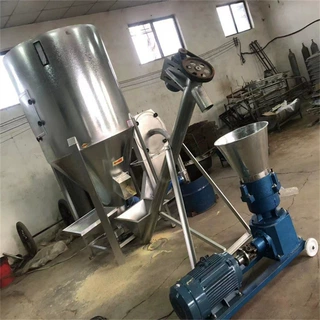 马牛羊养殖压粒机 农作物秸秆饲料造粒机 家用小型牧场成型设备