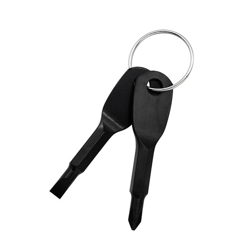 Keychain screwdriver bit Outdoor EDC portable emergency gadget Cross-blade screwdriver driver combination