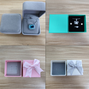 Counter high-end jewelry mall special boxed jewelry box wholesale Princess box necklace gift box