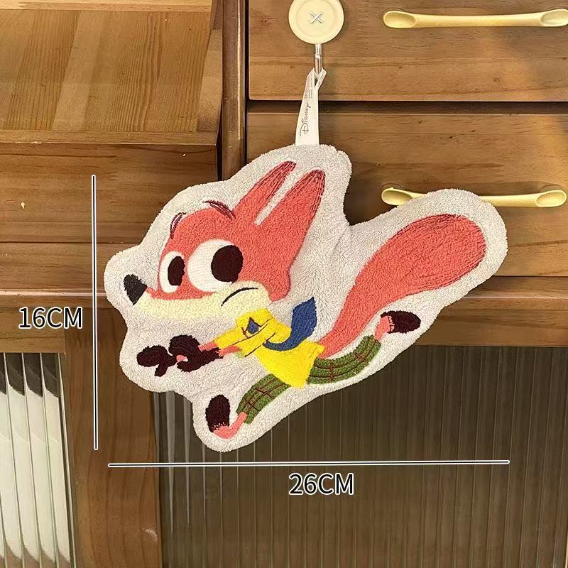 新しいアニメタオル掛け吸水毛が落ちにくい家庭用キッチン雑巾サンゴタオル卸売り|undefined