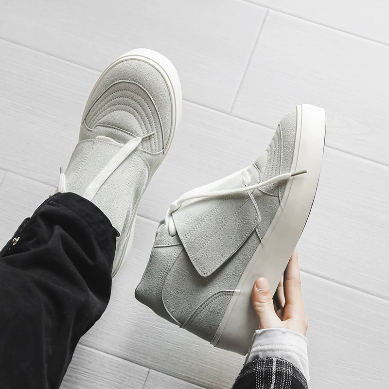 Новые мужские кроссовки 2025 года в стиле хип-хоп, высокие спортивные повседневные кеды в китайском стиле, дропшиппинг X156