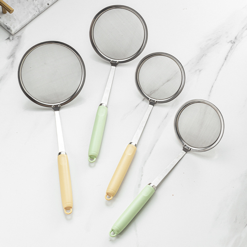 304 Stainless Steel Colander,Household Medicine Residue Skimming And Oil Separation Artifact,Oil Leakage,Oil Draining,Oil Scoop,Filter Screen