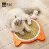 New plastic cat grabbing board can replace sword -linen suction cup hanging cushion grinding claw artifact cartoon hair ball cat supplies