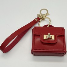 睿果皮制 带钥匙筘小包 耳机包 零钱包 收纳迷你钥匙包