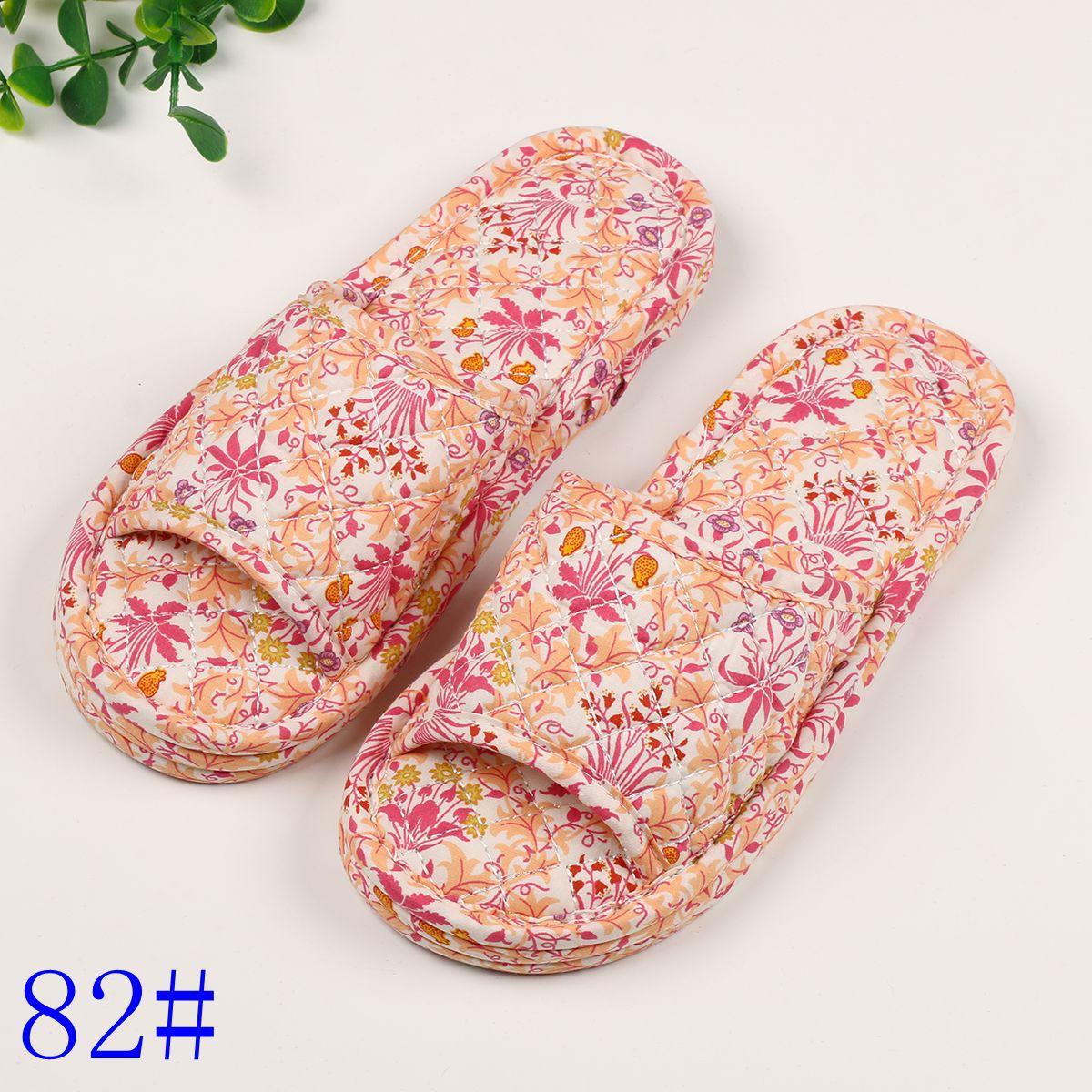 여성용 3겹 꽃무늬 천 82
