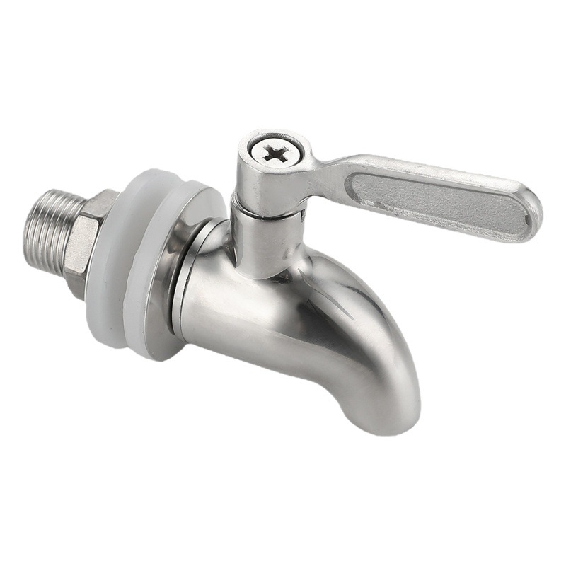 Wine Barrel Faucet, Drinking Water Barrel Switch, Glassware, Beer Barrel Valve, M16 Stainless Steel Fittings, Quick Opening, Leak-Proof