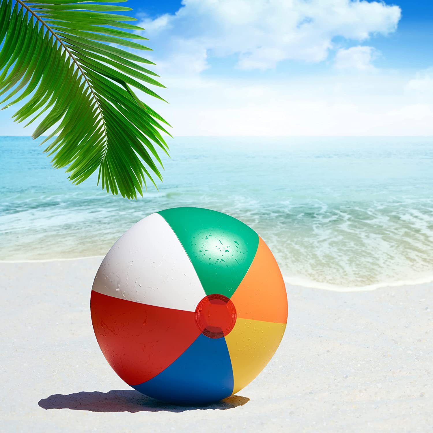 Creative Rainbow Children Toys Pvc Inflatable Beach Ball display picture 4