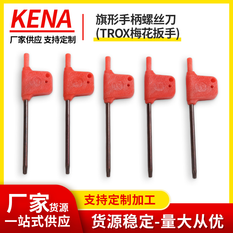 厂家供应红旗批头内六角刀盘刀杆数控T型扳手T6T8T20红旗扳手现货