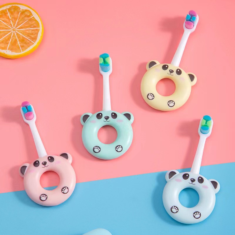 Children's toothbrush 0-1-2-3 to 6-12-and-a-half-year-old children baby soft hair infant nipple special ten thousand hair