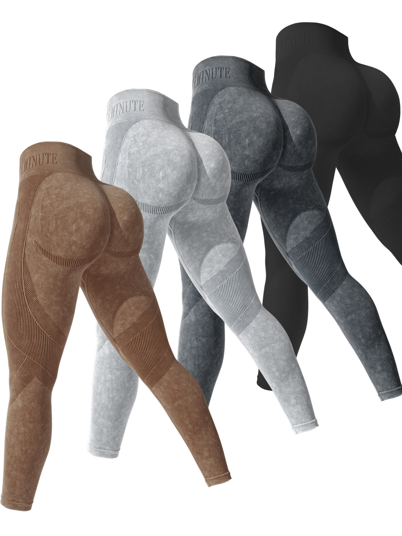 4종 세트 - 일반 블랙 + 샌드 워시 블랙 + 샌드 워시 라이트 그레이 + 샌드 워시 다크 브라운