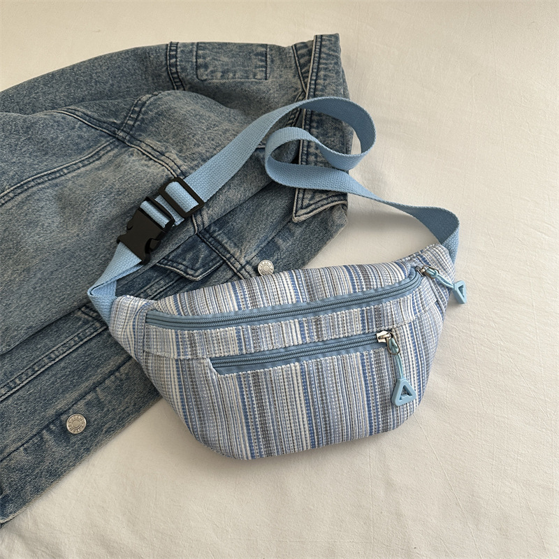 Primavera y verano nuevo estilo 2025, la moda de este año, la cintura del mensajero, el nuevo bolso femenino, la tendencia del bolso de hombro simple y versátil, casual