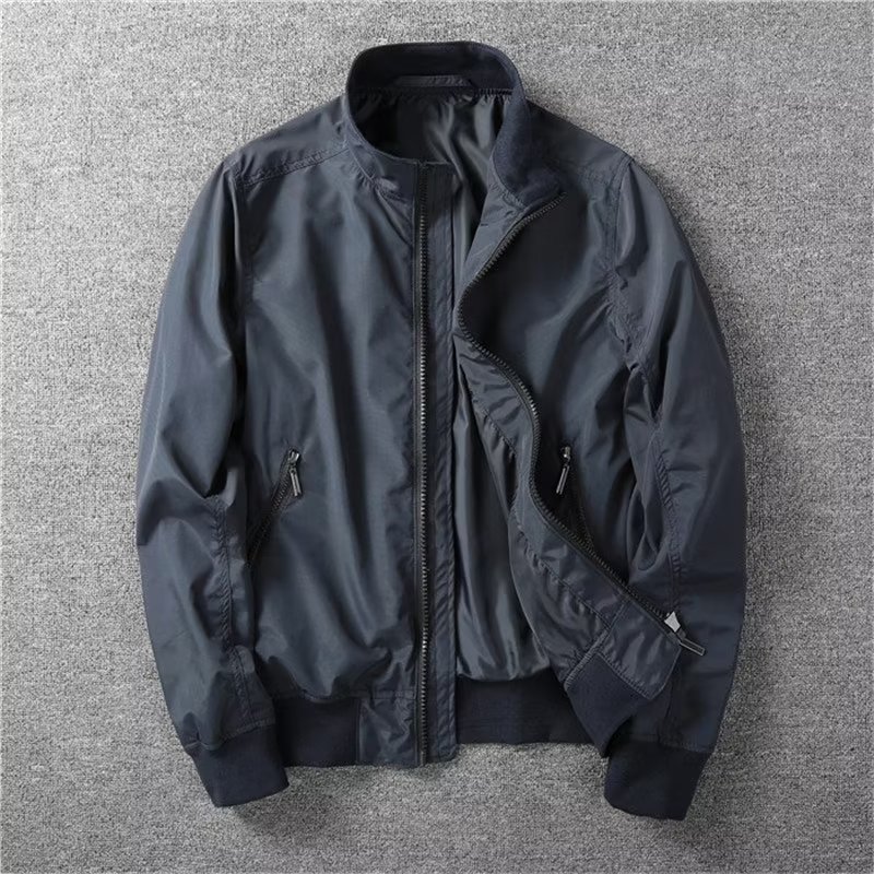 2023 de moda chaqueta a juego de los hombres SLIM-Fit delgada primavera y otoño soporte collar chaqueta guapo abrigo de los hombres Nuevo