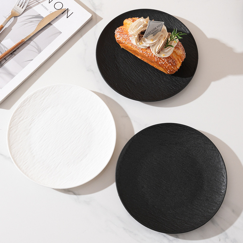 石模様のラウンドトレイ家庭用屋外野菜茶フルーツプラスチックPPトレイ大型メロンシードフルーツトレイフルーツトレイキャンディトレイ|undefined