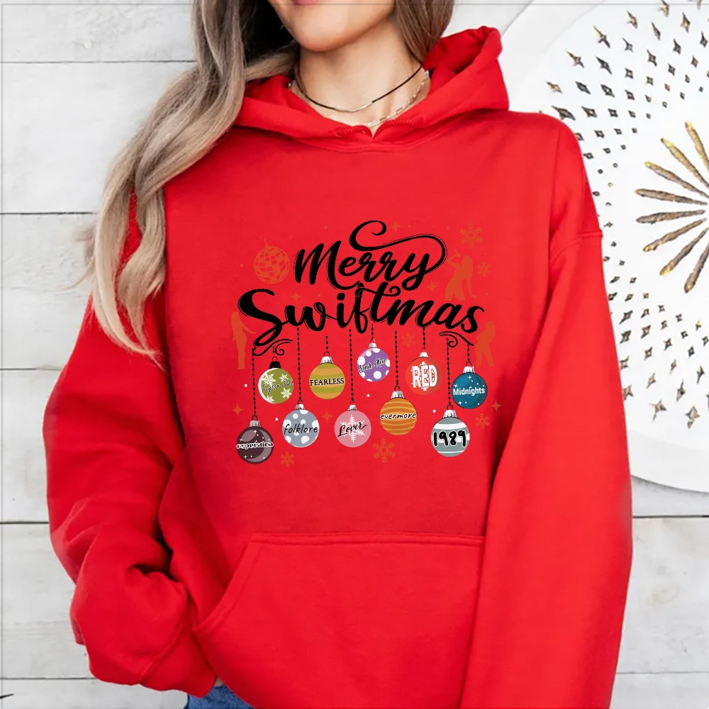 Merry Swiftmas Christmas Hoodie Holiday Season New Year's