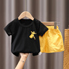 children Summer wear suit 2021 new pattern Children baby children summer Short sleeved go out Two piece set 1-3 The age of