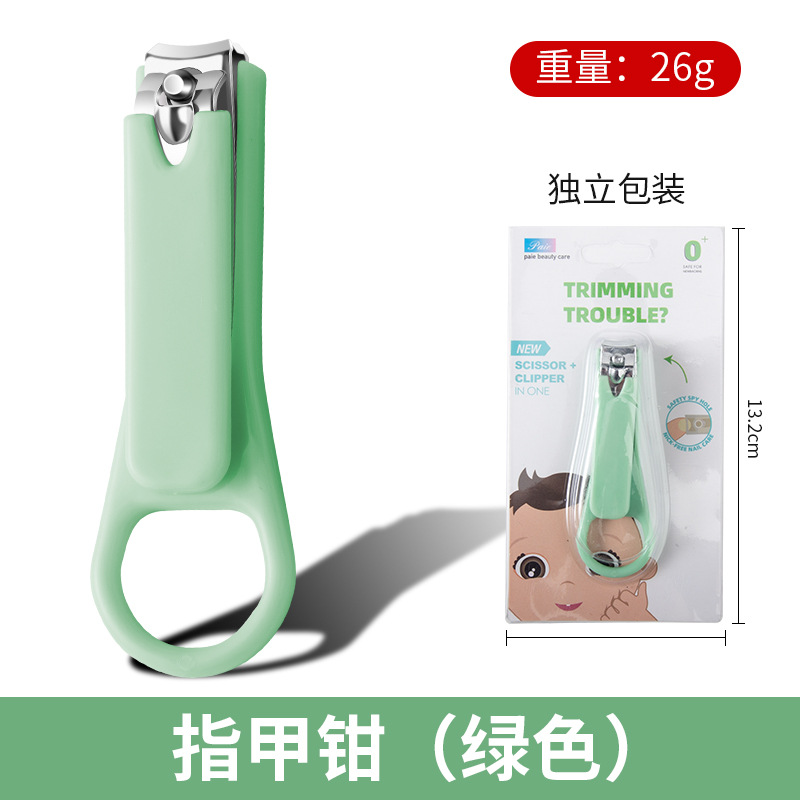 Green Nail Clippers-Card Pack