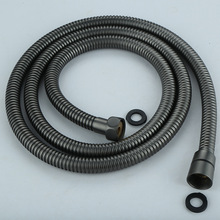 厂家直销 电镀加密PVD枪灰 拉丝金 锆金 玫瑰金 黑色花洒淋浴管