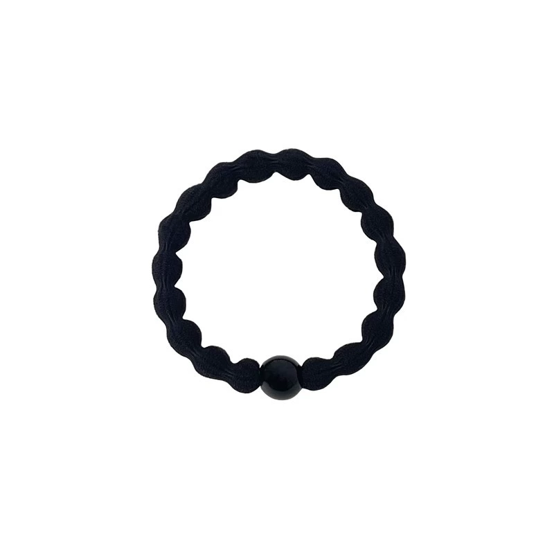 Elastic sports rostometer for gym, ponytail, durable hair rope, harmless hair accessory, no hair damage