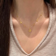 女性用の新しい蝶のネックレス、鎖骨チェーン、軽くて豪華なデザイン、シンプルで多用途、ニッチなファッション、ガールフレンドへのギフト