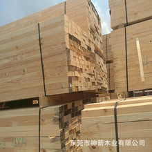 铁杉建筑木方适用多层建筑可多次周转使用纹理顺直耐用批发实惠