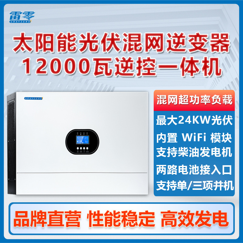 Lei Ling 12Kw Hybrid Inverter Solar Photovoltaic High Frequency Off-Grid Reverse Control All-In-One Energy Storage Mppt Controller