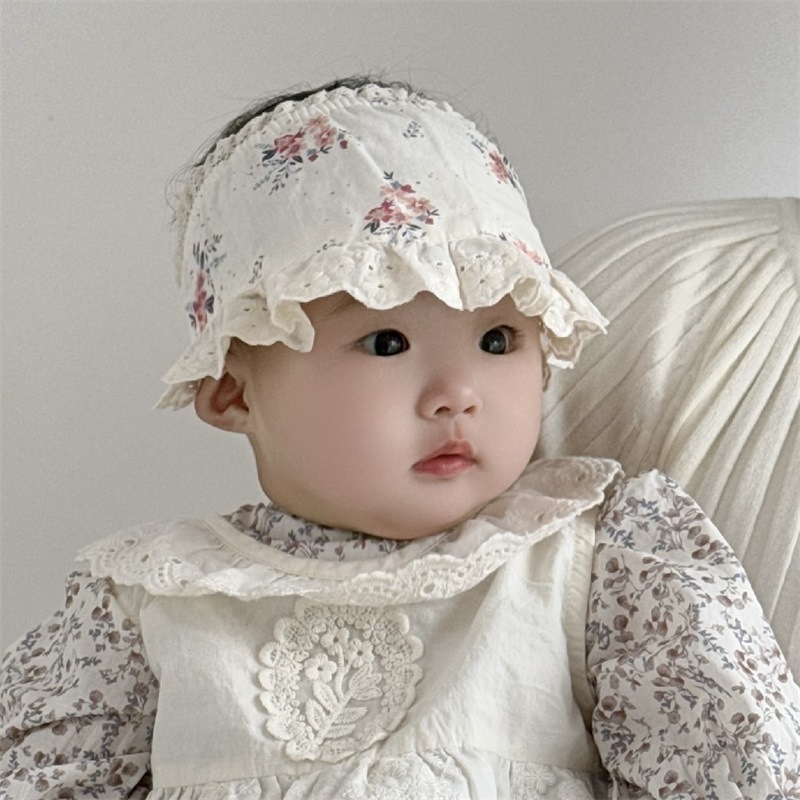 Sombrero de bebé Sombrero de neumáticos para bebés de verano Sombrero transpirable para recién nacidos delgado de algodón puro Sombrero de protección solar Sombra para mujer