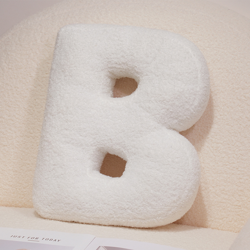 Cojín de Peluche con Forma de Letra de Felpa Decorativo para Fotografía image 34