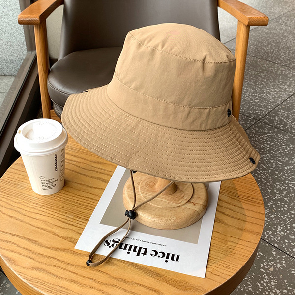 Solid quick dry travel thin denim climbing sun hat for men and women