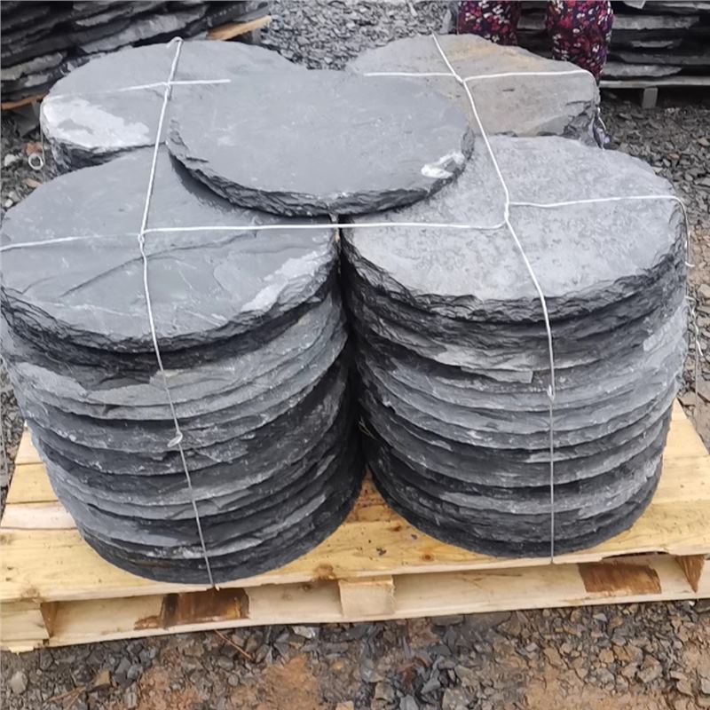 Tablero de piedra azul natural, baldosas de jardín, césped, piedra de paso, alfombra antideslizante para exteriores, pavimentación de pies, patio de piedra