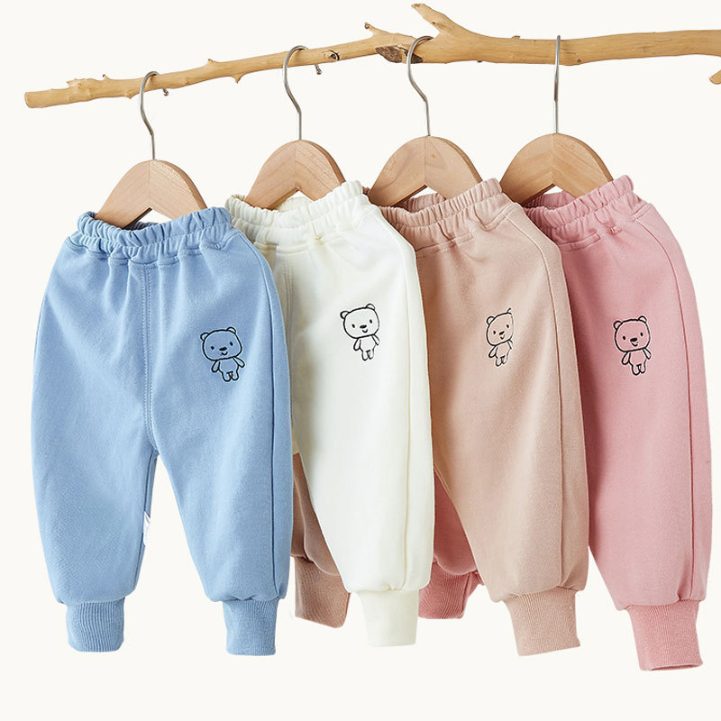 Children's demi-season cute sports trousers for boys for leisure