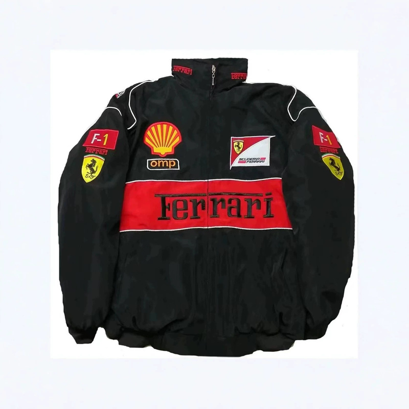 F1 Printed Racing Suit Motorcycle Riding Suit Retro European and American Style Autumn and Winter Long-Sleeved Cotton Jacket Casual Hot-Selling F1 Printed Racing Suit Motorcycle Riding Suit Retro European and American Style Autumn and Winter Long-Sleeved Cotton Jacket Casual Hot-Selling