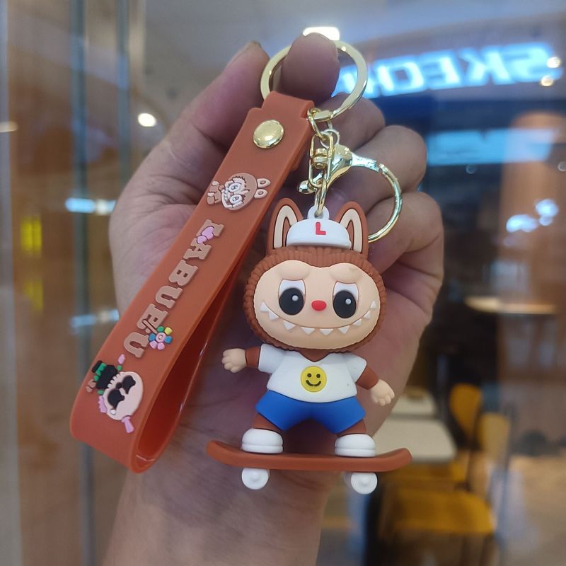 クリエイティブホットスタイルラブブキーホルダー漫画リトルシープペンダントおもちゃベビーグラバーかわいいキーチェーンリング卸売|undefined