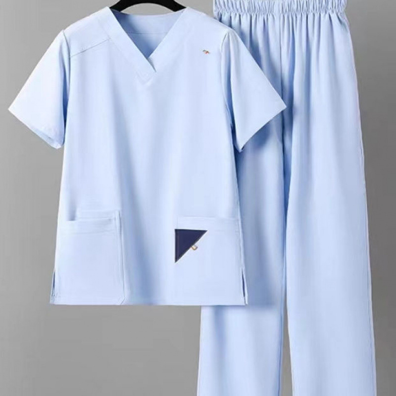 여성용 하늘색 반팔 [통관시 반품불가]