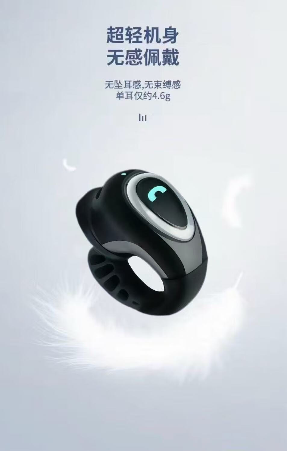 Yeni J08 Mavi Bluetooth Kulaklık Şarj Kutusu ile Kablosuz Kulak İçi Mini Spor Gizli Tek Kulak Telefon Uyumlu